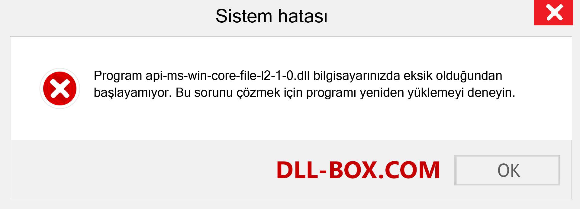 api-ms-win-core-file-l2-1-0.dll dosyası eksik mi? Windows 7, 8, 10 için İndirin - Windows'ta api-ms-win-core-file-l2-1-0 dll Eksik Hatasını Düzeltin, fotoğraflar, resimler